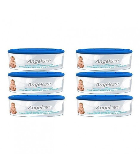 ANGELCARE Recharges Rondes Compatibles : Classic, Mini, Comfort, Deluxe x6