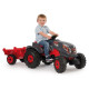 SMOBY Tracteur a pédales Stronger XXL + Remorque