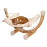 Hamac Siesta Blanc Pour Chat