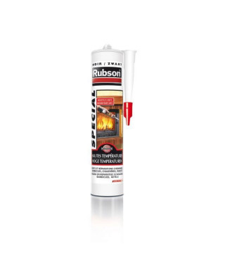 Mastic noir spécial hautes températures - 280ml - RUBSON