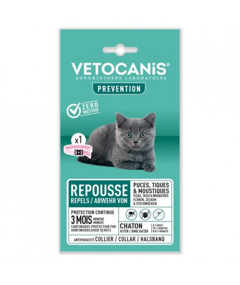 VETOCANIS Collier antiparasitaire Chaton