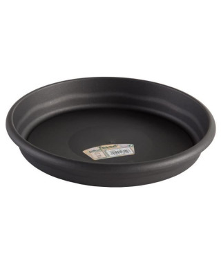 PLASTIKEN plateau rond Ø 40 cm pour pot rond - Anthracite