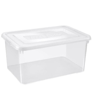 ALLIBERT Boîte de rangement Handy - Couvercle transparent - 50 L