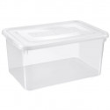 ALLIBERT Boîte de rangement Handy - Couvercle transparent - 50 L