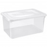 ALLIBERT Boîte de rangement Handy - Couvercle transparent - 50 L