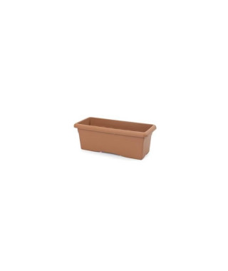 PLASTIKEN Jardiniere rectangulaire Ø 60 X 26 cm - Terracotta