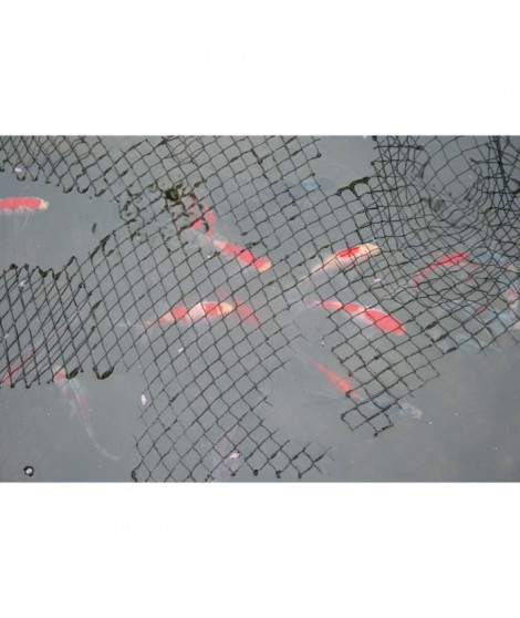 LAGUNA Filet protecteur pour bassin 4,5 x 6 m (15 x 20 pi) - Noir - Pour poisson