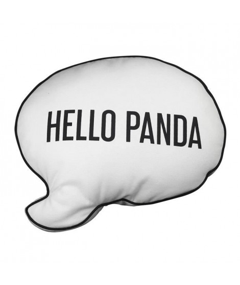 TODAY Coussin 100% coton forme bulle Hello - Panda - 35x40 cm