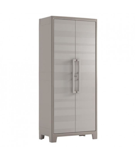 KETER Armoire haute GULLIVER - Beige Sable - 80 x 44 x 182 cm