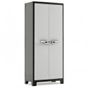 KETER Armoire Haute TITAN - Noir et Gris - 80 x 44 x 182 cm