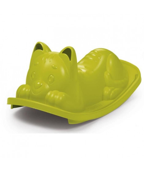 SMOBY Bascule Chat Vert Jeu Plein Air