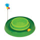 CAT IT Cuircuit 3 en 1 avec balle et jardiniere d'herbe - Ø 36 cm - Vert - Pour chat