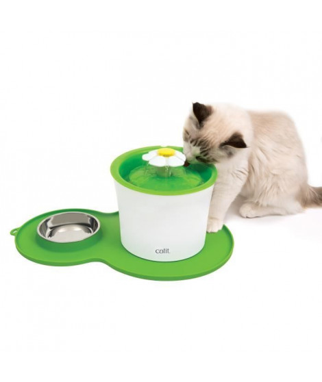 CAT IT Napperon en forme d'archide - Format moyen - Vert - Pour chat
