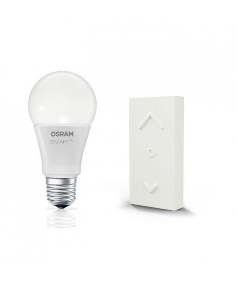 OSRAM Smart+ Kit Ampoule LED Blanc Chaud Connectée + Télécommande Mini Switch - Pilotable via une passerelle Zigbee