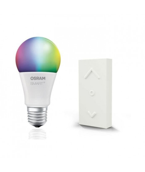 OSRAM Smart+ Kit Ampoule LED Couleurs Connectée + Télécommande Mini Switch fournie - Pilotable via une passerelle Zigbee