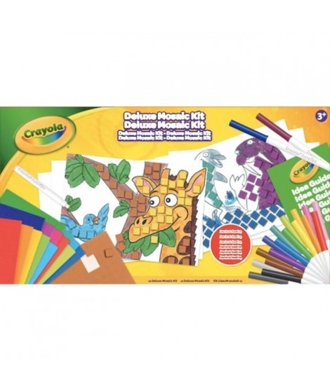 Crayola - Coffret de Mosaique  - Activités pour les enfants - Kit Crayola