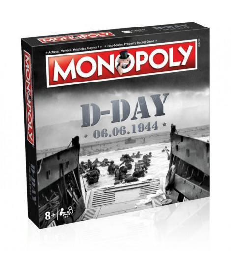 MONOPOLY - D-DAY - Jeu de societé - Version française