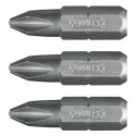 STANLEY 3 embouts de vissage Phillips PH2 25mm