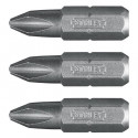 STANLEY 3 embouts de vissage Phillips PH2 25mm