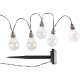 GALIX Guirlande solaire guinguette - 10 LED