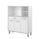 READY Buffet combiné de cuisine L 101cm Blanc