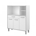 READY Buffet combiné de cuisine L 101cm Blanc