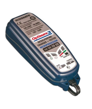 JARDIN PRATIC Chargeur de batterie OPTIMATE 3, de 2 a 30 Ah avec fonction désulfatation