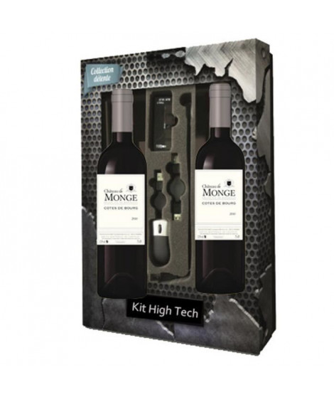 Coffret Vin High Tech 2x Côtes de Bourg 2010