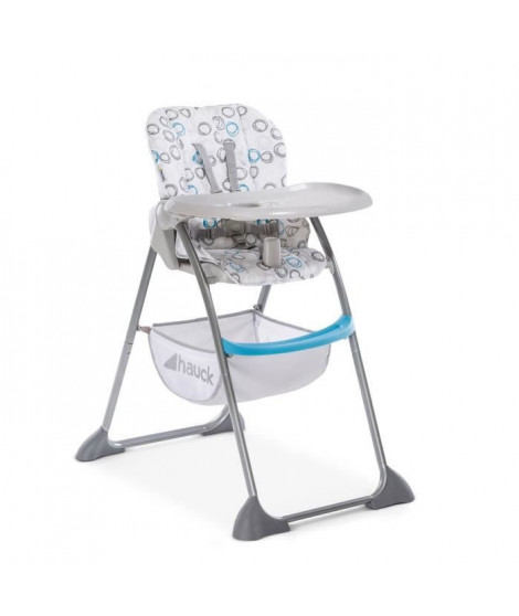 HAUCK Chaise haute bébé Sit n Fold - pliage compact - circles blue