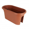 ARTEVASI Jardiniere pour balcon Venezia - 30 x 60 x H 27 cm - 18 L - Terre cuite