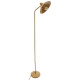 Lampadaire en métal - E27 - 25 W - H. 155 cm - Ocre