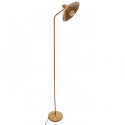 Lampadaire en métal - E27 - 25 W - H. 155 cm - Ocre