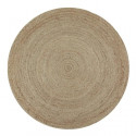 FULL Tapis de salon ou chambre - Jute - Ø 120 cm - Naturel