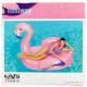 BESTWAY Bouée XXL chevauchable flamant rose Luxe 173 x 170 cm