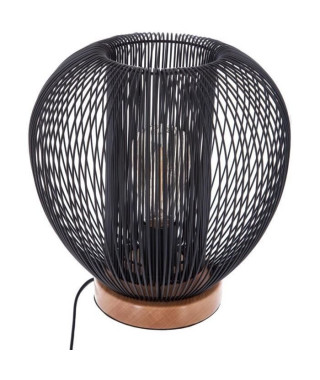 Lampe filaire - E27 - 40 W - H. 27,5 cm - Noir
