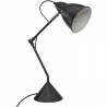 Lampe de bureau en métal - E27 - 25 W - H. 62 cm - Noir