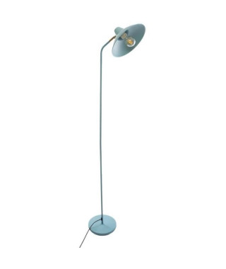 Lampadaire droit en métal - E27 - 25 W - H. 155 cm - Vert