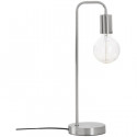 Lampe en métal - E27 - 40 W - H. 45 cm - Argent