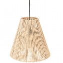 Suspension en corde - E27 - 40 W - H. 27 cm - Beige