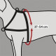TRIXIE Harnais d'entraînement Lead'n'Walk Soft - Taille M-L - Pour chien