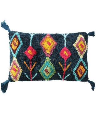 Coussin Berbere Color - 30 x 50 cm - Bleu