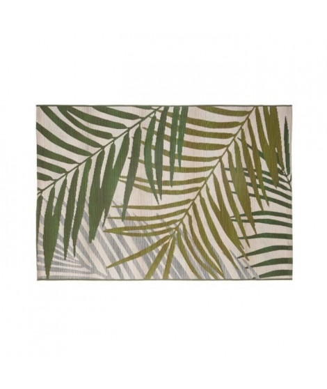 Tapis de salon tropical - 100 x 150 cm - Vert