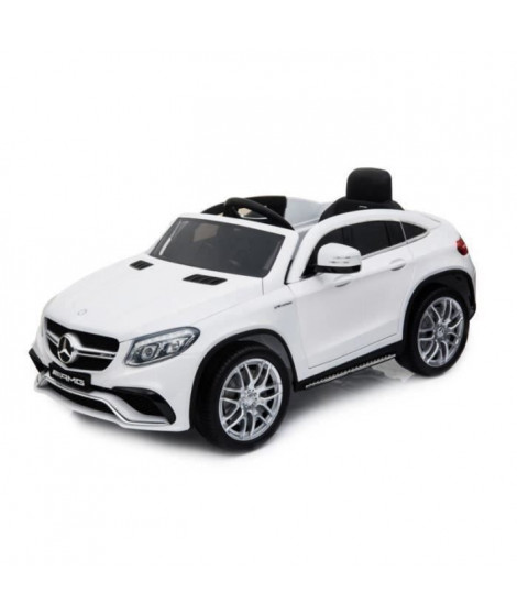 EROAD - Mercedes GLE AMG Blanc  - 12V - Roues gomme - MP3