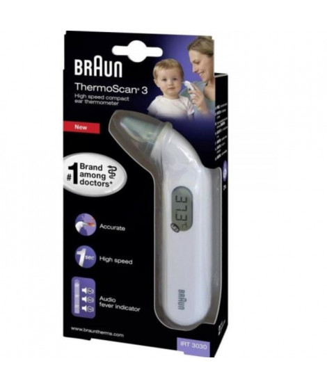 BRAUN Thermoscan 3 Thermometre auriculaire digital