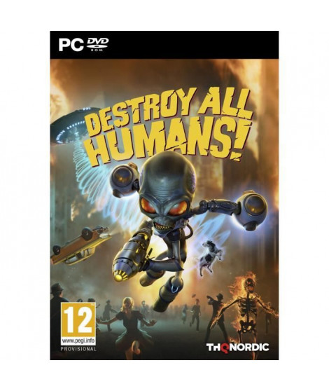 Destroy All Humans sur PC, un jeu Action pour PC disponible chez Micromania !