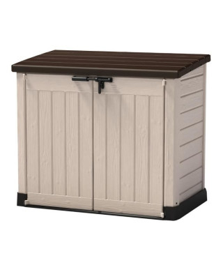 CHALET & JARDIN Coffre de jardin Sio multifonction 1200L avec vérins toit plat