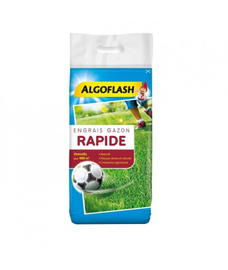 ALGOFLASH Engrais Gazon Action Rapide - 8kg