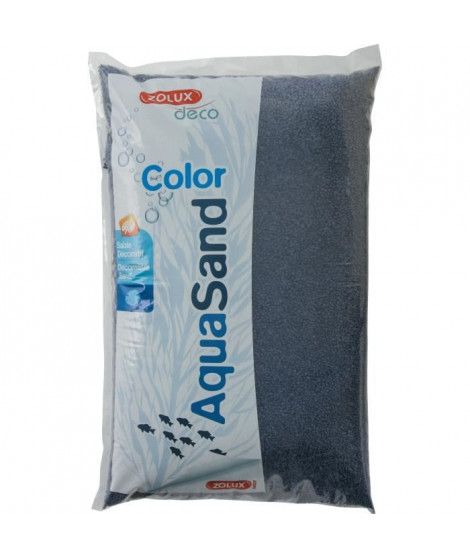 ZOLUX Sable décoratif Coloré - Bleu outremer - 12 kg - Pour aquarium