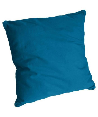 COTTON WOOD Coussin Salsa - 60 x 60 cm - Bleu canard