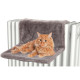 ZOLUX Hamac a fixer au radiateur - L44xl42xH22 cm - Gris - Pour chat